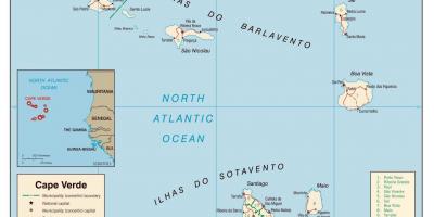 Mappa di Cabo Verde